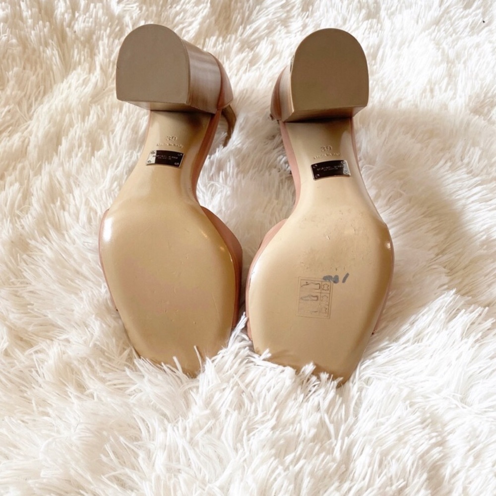 Michael Kors Collection Nude Rosa Ankle Strap Heels/ Sandals - Picture 5 of 5